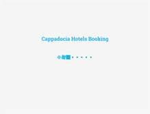 Tablet Screenshot of cappadociahotelsbooking.com